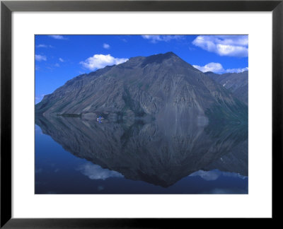 Mountain Is Reflected In A Still Lake, Kathleen Lake, Yukon Territory, Canada by Nick Norman Pricing Limited Edition Print image
