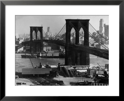 View Of The Brooklyn Bridge Looking Toward Brooklyn by Andreas Feininger Pricing Limited Edition Print image