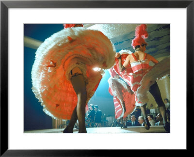 French Cancan Dancers Perform On Stage At The Moulin Rouge Nightclub by Loomis Dean Pricing Limited Edition Print image