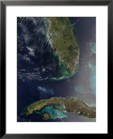 Florida And Cuba by Stocktrek Images Pricing Limited Edition Print image