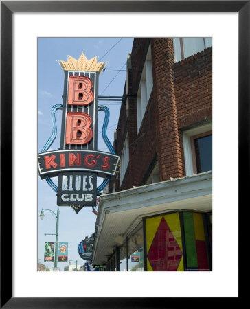 Bb King's Blues Club, Beale Street, Memphis, Tennessee, Usa by Ethel Davies Pricing Limited Edition Print image