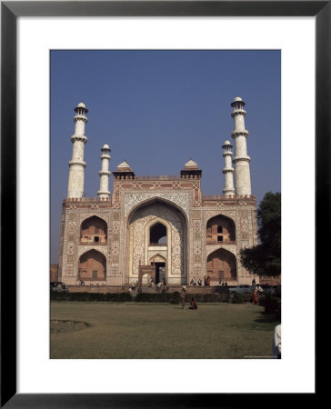 The Mausoleum Of Akbar The Great, Sikandra, Agra, Uttar Pradesh, India by Robert Harding Pricing Limited Edition Print image
