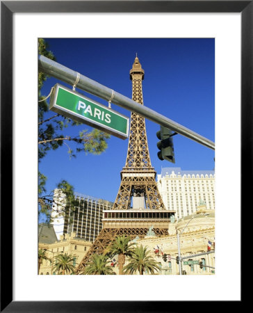 Mock Eiffel Tower, Paris, Las Vegas, Nevada, Usa by Gavin Hellier Pricing Limited Edition Print image