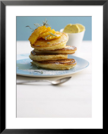 Pancakes With Orange Slices And Maple Syrup by Jan-Peter Westermann Pricing Limited Edition Print image