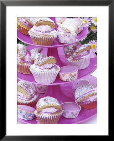 Butterfly Buns On Tiered Stand (Uk) by Linda Burgess Pricing Limited Edition Print image