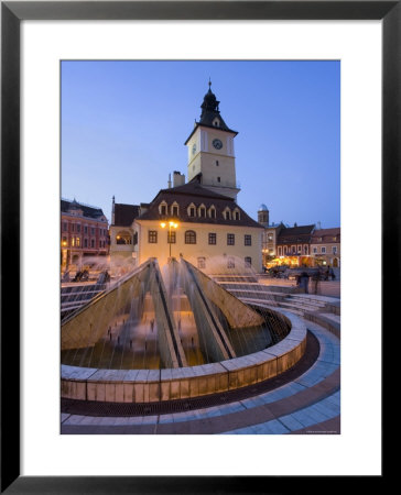 Council House, Piata Sfatului, Brasov, Transylvania, Romania by Gavin Hellier Pricing Limited Edition Print image