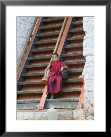 Monks In Punakha Dzong, Punakha, Bhutan by Keren Su Pricing Limited Edition Print image