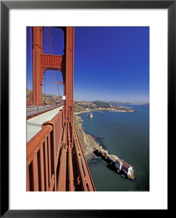 View North From Golden Gate Bridge, San Francisco, California, Usa by William Sutton Pricing Limited Edition Print image