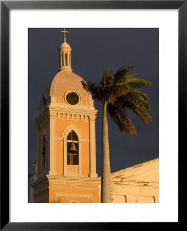Belltower Of Cathedral At Parque Colon, Granada, Nicaragua by Margie Politzer Pricing Limited Edition Print image