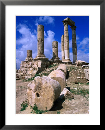 Temple Of Hercules At The Citadel, Jebel Al-Qala, Amman, Jordan by Mark Daffey Pricing Limited Edition Print image