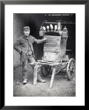 Baked Potato Seller, 1892 by Edgar Scamell Pricing Limited Edition Print image