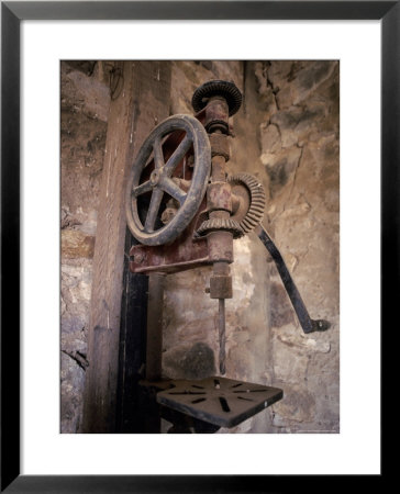 Antique Hand Drill Used For Turning Wood In A Remote Homestead, Australia by Jason Edwards Pricing Limited Edition Print image