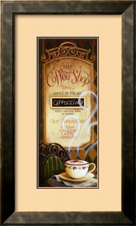 Coffee Shop Menu by Lisa Audit Pricing Limited Edition Print image