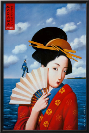 Madame Butterfly by Rafal Olbinski Pricing Limited Edition Print image