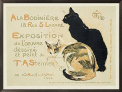 A La Bodiniere/Exposition Steinlen by Theophile Alexandre Steinlen Pricing Limited Edition Print image