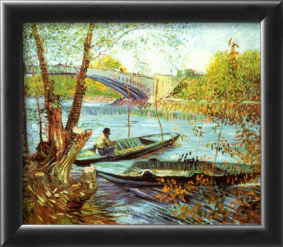 Fisherman In His Boat by Vincent Van Gogh Pricing Limited Edition Print image