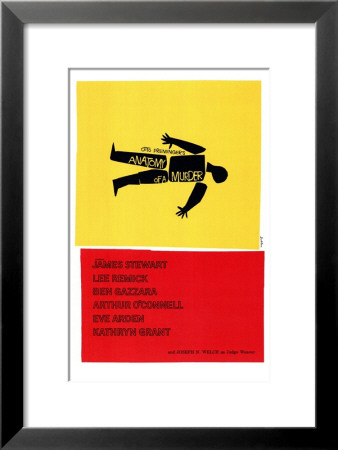 Anatomy Of A Murder by Saul Bass Pricing Limited Edition Print image