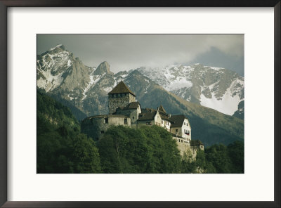 View Of The Restored Vaduz Castle by Walter Meayers Edwards Pricing Limited Edition Print image