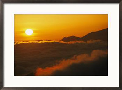 Sunset And Fog From La Cumbre Peak by Rich Reid Pricing Limited Edition Print image