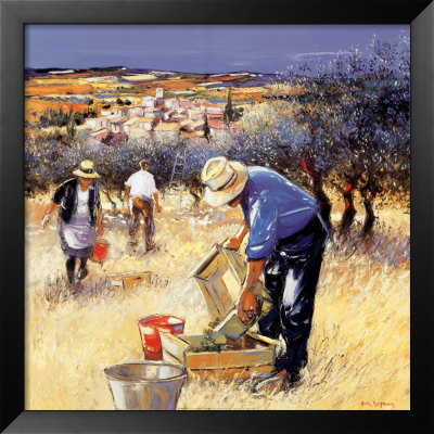 La Cueillette Des Olives by Andre Deymonaz Pricing Limited Edition Print image