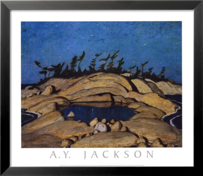 Night, Pine Island by A. Y. Jackson Pricing Limited Edition Print image