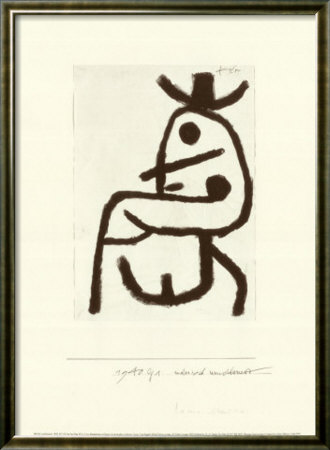 Narrisch Umschauend, 1940 (Serigraph) by Paul Klee Pricing Limited Edition Print image