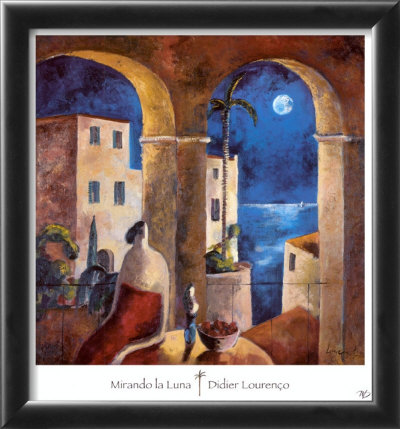 Mirando La Luna by Didier Lourenco Pricing Limited Edition Print image