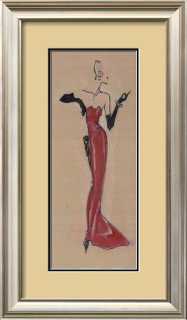 Red Dress by Lizi Huxtable Pricing Limited Edition Print image