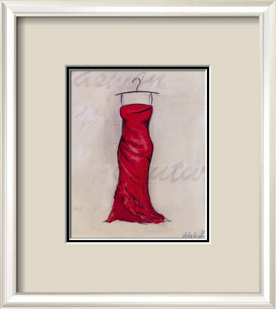 Red Gown by Celeste Peters Pricing Limited Edition Print image