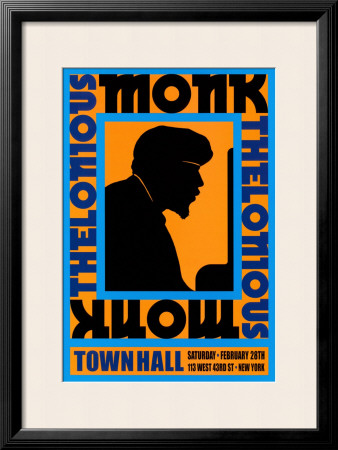 Thelonius Monk - Town Hall, Nyc 1959 by Dennis Loren Pricing Limited Edition Print image