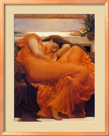 Flaming June, 1895 by Frederick Leighton Pricing Limited Edition Print image