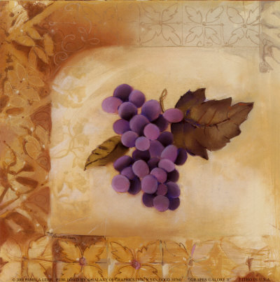 Grapes Galore Ii by Pamela Luer Pricing Limited Edition Print image