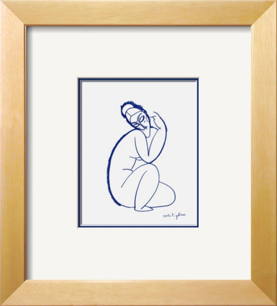 Nude Seated On Left Leg by Amedeo Modigliani Pricing Limited Edition Print image