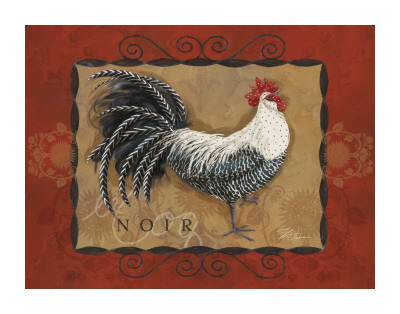 Rooster Noir by Shari Warren Pricing Limited Edition Print image