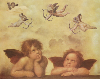 Angel Pair by Raphael Pricing Limited Edition Print image