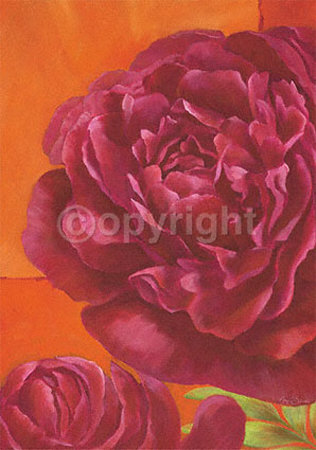 Purple Peony by Angela Bionda Pricing Limited Edition Print image