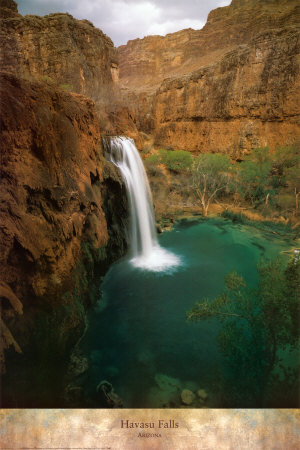 Havasu Falls by Larry Ulrich Pricing Limited Edition Print image