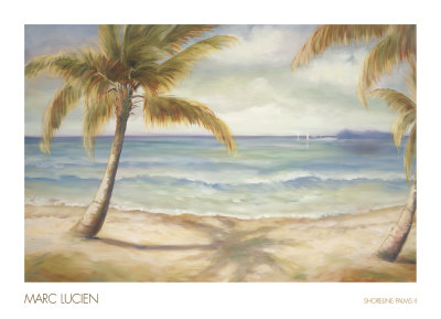 Shoreline Palms Ii by Marc Lucien Pricing Limited Edition Print image