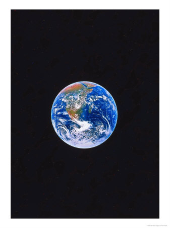 Earth Showing Africa And Antarctica by Ron Russell Pricing Limited Edition Print image