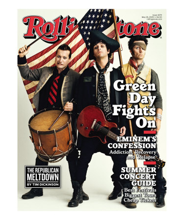 Green Day, Rolling Stone No. 1079, May 28 2009 by Sam Jones Pricing Limited Edition Print image