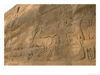 A View Of Hieroglyphics On The Wall Of Karnak Temple by Kenneth Garrett Pricing Limited Edition Print image