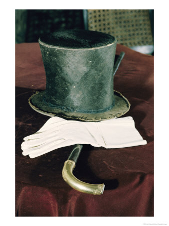 Abraham Lincolns Hat, Cane, And Gloves by Joe Scherschel Pricing Limited Edition Print image