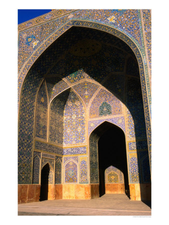 Entrance Portal Of Masjed-E Emam, Esfahan, Iran by Chris Mellor Pricing Limited Edition Print image