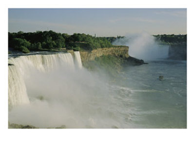 An Overview Of American Falls At Niagara Falls, New York by James P. Blair Pricing Limited Edition Print image