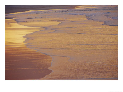 The Surf Flows On A Beach by Jason Edwards Pricing Limited Edition Print image