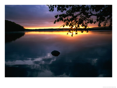 Twilight Settles Over Elbow Lake by Raymond Gehman Pricing Limited Edition Print image