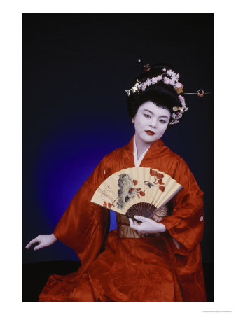 Geisha Dancer by Bill Bachmann Pricing Limited Edition Print image