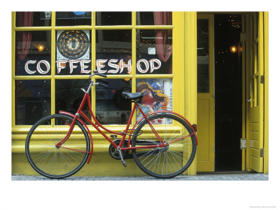 Coffee Shop, Amsterdam, Netherlands by Peter Adams Pricing Limited Edition Print image