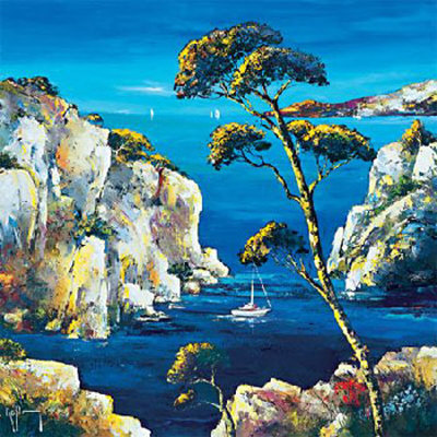 Dans Les Calanques by Roger Keiflin Pricing Limited Edition Print image