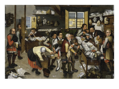 La Paiement Du Dime by Pieter Bruegel The Elder Pricing Limited Edition Print image